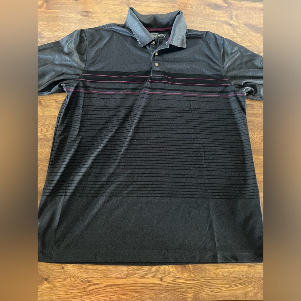 Mens Pebble Beach golf shirt size large